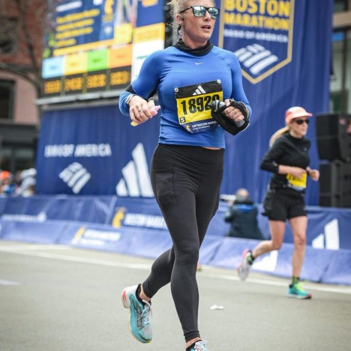 Kristen Magruder ran in the 2026 Boston Marathon on Monday, April 20, 2026. Photograph submitted